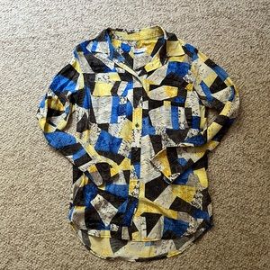 Equipment silk button down